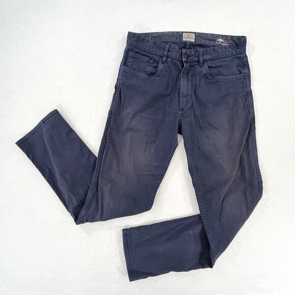 Faherty Other - Faherty Mens Size 29 30 x 30 Comfort Twill 5 Pocket Chino Pants Navy Blue Khakis